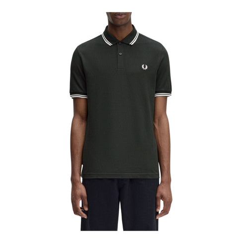 Fred Perry Polo Polo Uomo con doppia riga M P25 - FRED PERRYM3600 - T50 - M - Francavilla Moda
